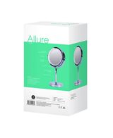 Vogue Illuminated Metal Double Sided Mirror - Silver